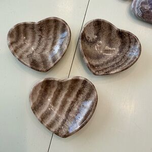 Calcite Heart Trinket Bowls ~ Great for Jewelry or Gifts (price is for one)